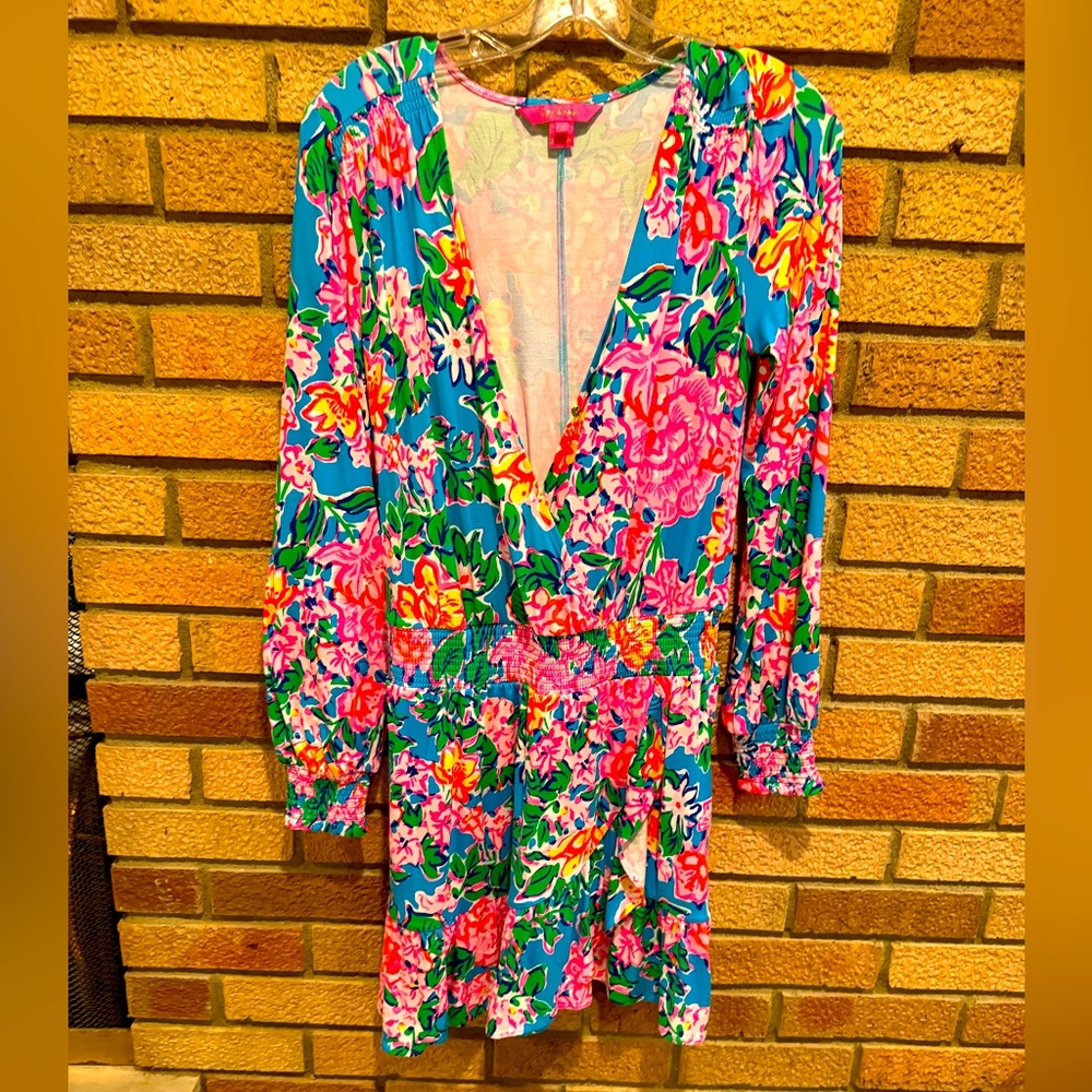 Lilly Pulitzer dress with skort.  Size small.  Excellent condition, no tags